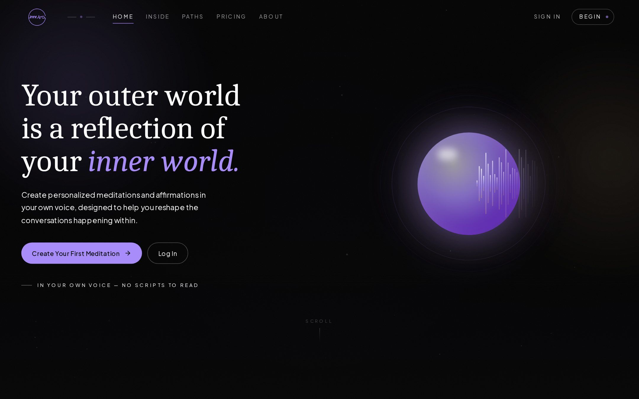 Innrvo homepage screenshot