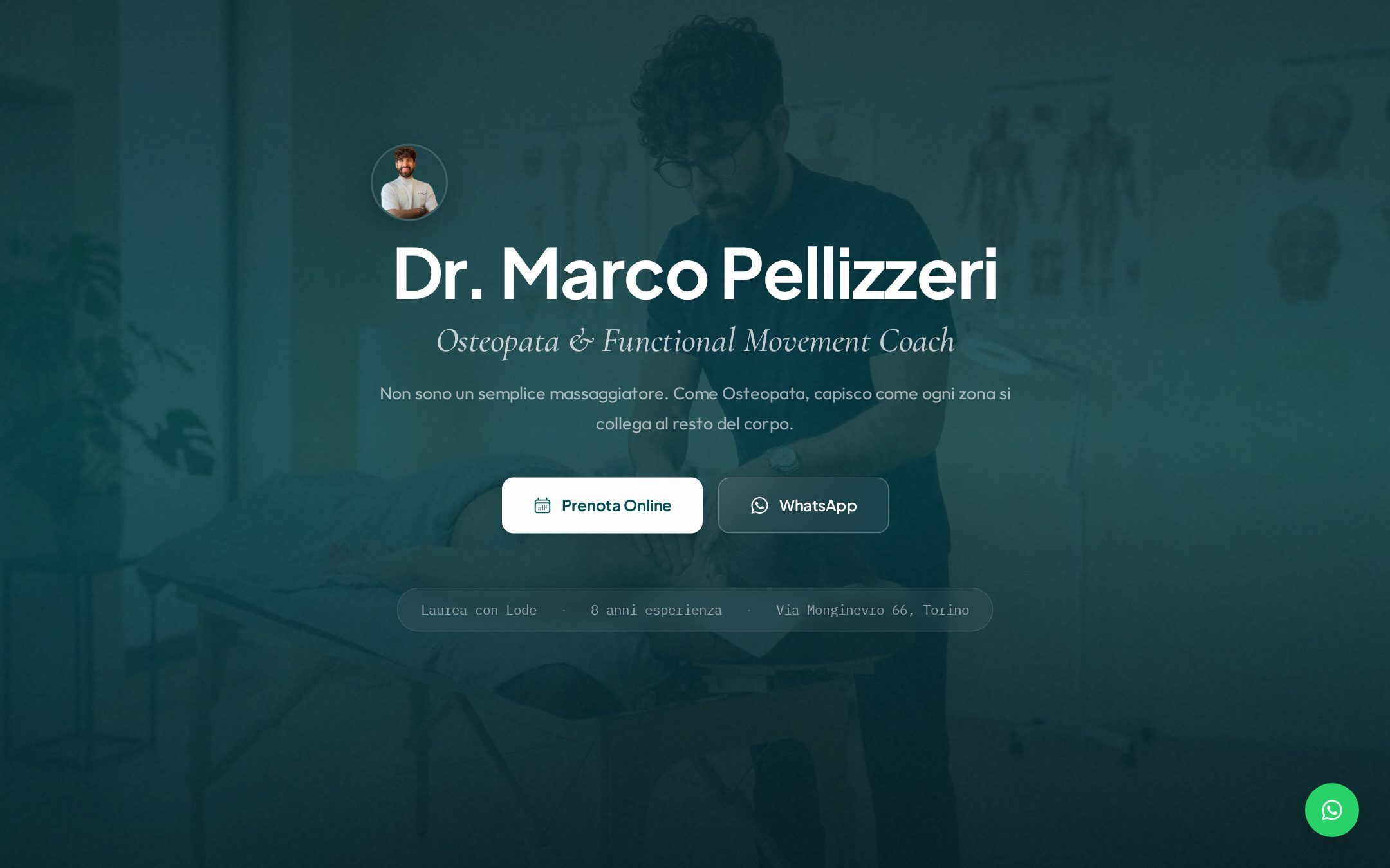 Marco Pellizzeri homepage screenshot