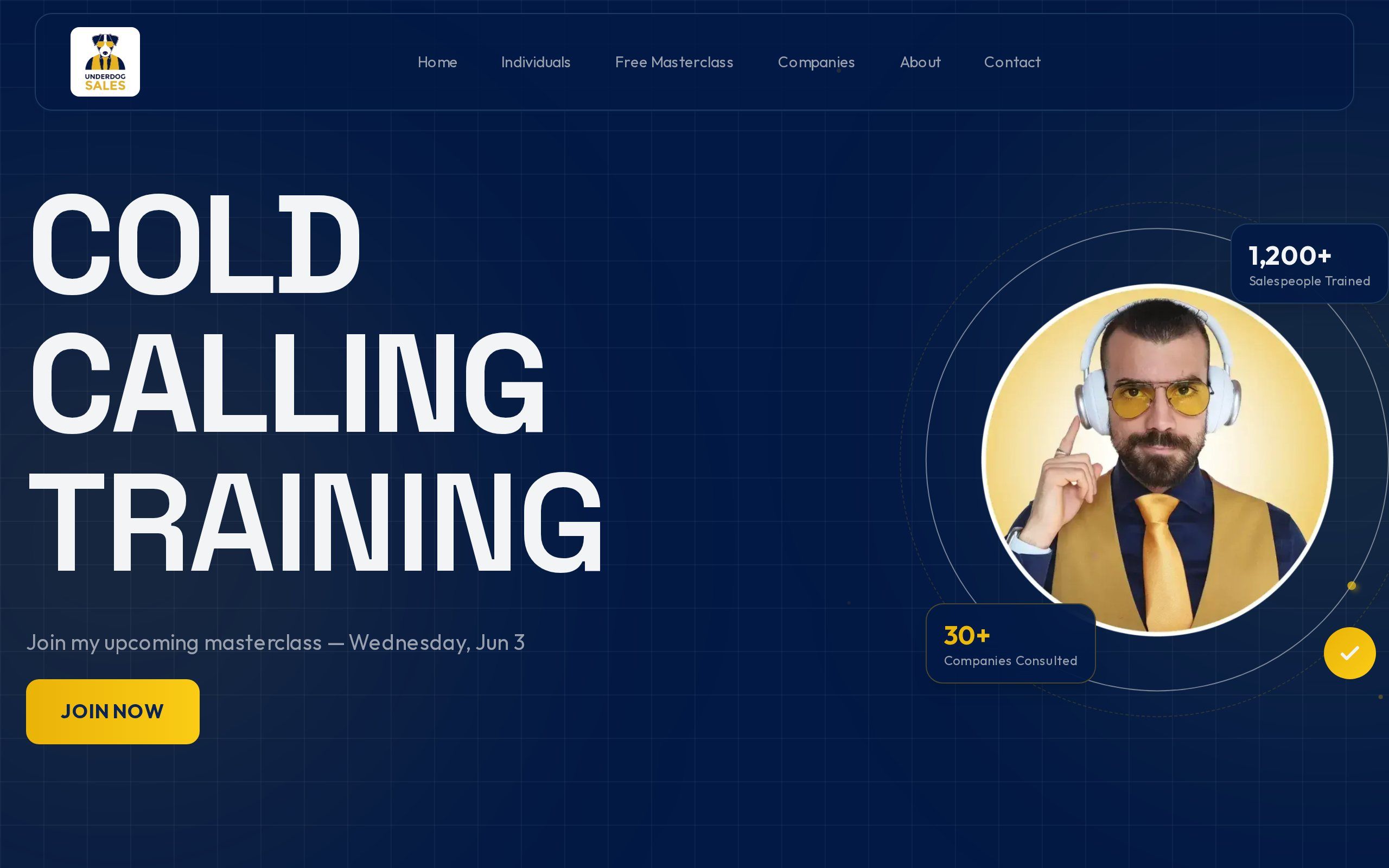 underdogsales.com interface